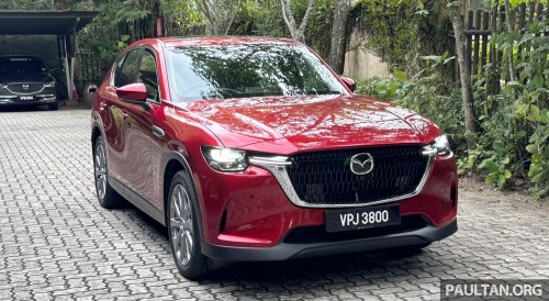 Mazda CX-60 launched in Malaysia – one variant for RWD platform model, 2.5L Skyactiv-G petrol, RM200k