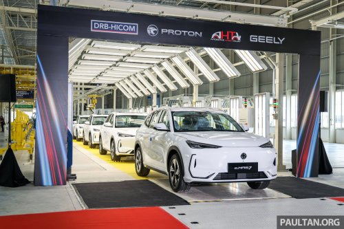 Proton’s dedicated EV plant in Tg Malim launched – CKD eMas 7 kicks off production, eMas 5 next up