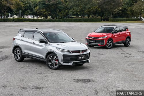 2025 Proton X50 facelift – full gallery of Flagship variant with big spoiler, two-tone interior, sunroof