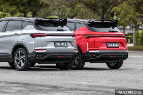 2025 Proton X50 facelift – full gallery of Flagship variant with big spoiler, two-tone interior, sunroof