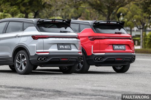 2025 Proton X50 facelift – full gallery of Flagship variant with big spoiler, two-tone interior, sunroof