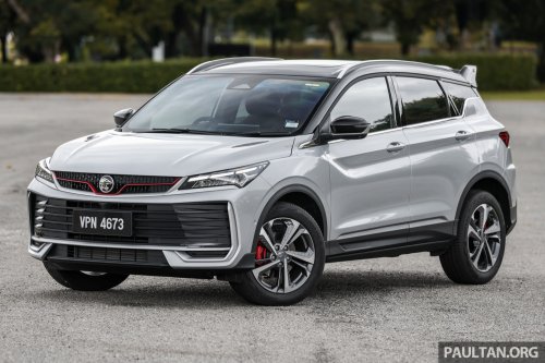 2025 Proton X50 facelift – full gallery of Flagship variant with big spoiler, two-tone interior, sunroof