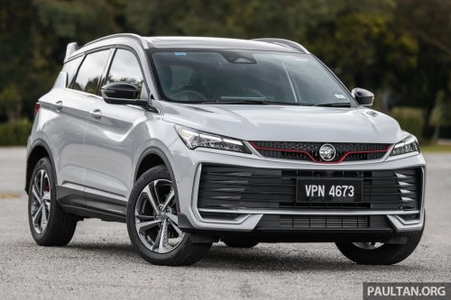 2025 Proton X50 facelift – full gallery of Flagship variant with big spoiler, two-tone interior, sunroof