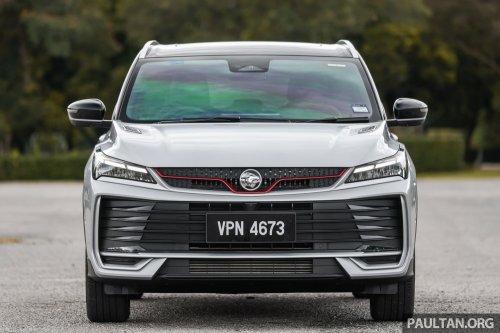 2025 Proton X50 facelift – full gallery of Flagship variant with big spoiler, two-tone interior, sunroof