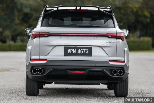 2025 Proton X50 facelift – full gallery of Flagship variant with big spoiler, two-tone interior, sunroof