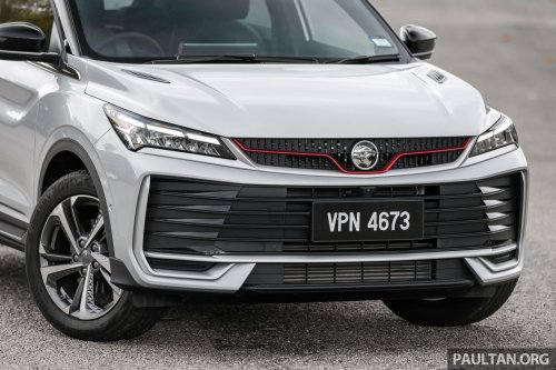 2025 Proton X50 facelift – full gallery of Flagship variant with big spoiler, two-tone interior, sunroof