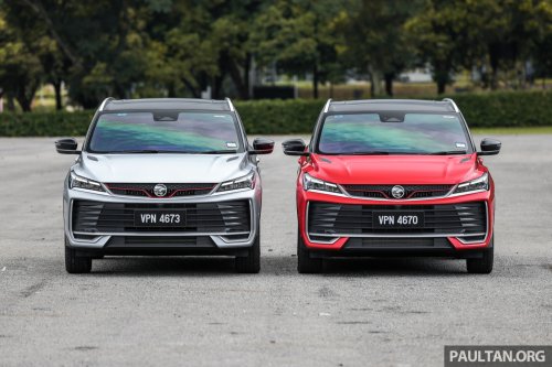 2025 Proton X50 facelift – full gallery of Flagship variant with big spoiler, two-tone interior, sunroof