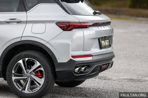 2025 Proton X50 facelift – full gallery of Flagship variant with big spoiler, two-tone interior, sunroof