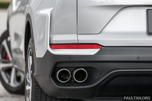 2025 Proton X50 facelift – full gallery of Flagship variant with big spoiler, two-tone interior, sunroof