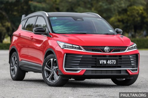 2025 Proton X50 facelift – full gallery of Flagship variant with big spoiler, two-tone interior, sunroof