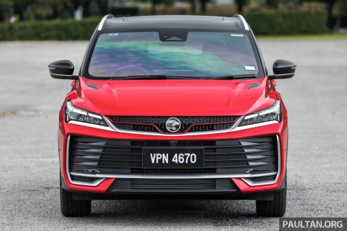 2025 Proton X50 facelift – full gallery of Flagship variant with big spoiler, two-tone interior, sunroof