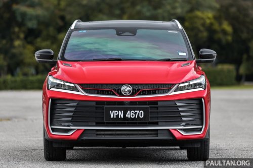 2025 Proton X50 facelift – full gallery of Flagship variant with big spoiler, two-tone interior, sunroof