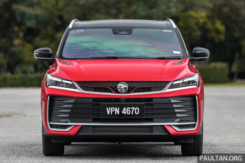 2025 Proton X50 facelift – full gallery of Flagship variant with big spoiler, two-tone interior, sunroof