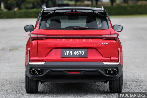 2025 Proton X50 facelift – full gallery of Flagship variant with big spoiler, two-tone interior, sunroof