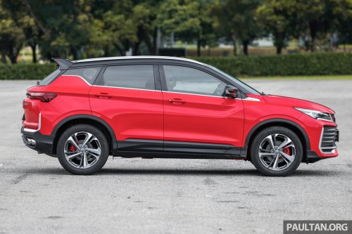 2025 Proton X50 facelift – full gallery of Flagship variant with big spoiler, two-tone interior, sunroof