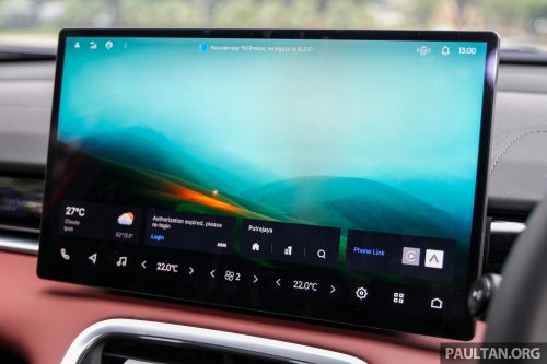 2025 Proton X50 facelift – full gallery of Flagship variant with big spoiler, two-tone interior, sunroof