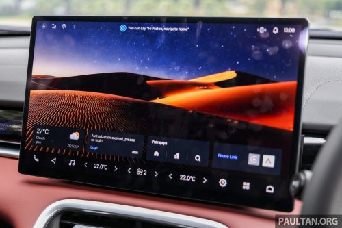 2025 Proton X50 facelift – full gallery of Flagship variant with big spoiler, two-tone interior, sunroof