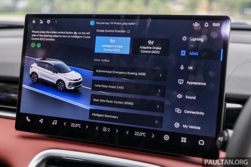 2025 Proton X50 facelift – full gallery of Flagship variant with big spoiler, two-tone interior, sunroof