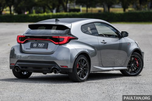 2025 Toyota GR Yaris facelift with 8AT in Malaysia – 300 PS, 0-100 km/h in 5.2s; RM10k more than 6MT