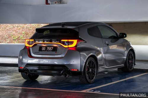 2025 Toyota GR Yaris facelift with 8AT in Malaysia – 300 PS, 0-100 km/h in 5.2s; RM10k more than 6MT