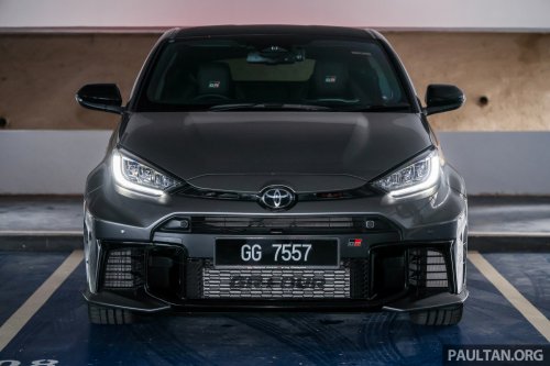 2025 Toyota GR Yaris facelift with 8AT in Malaysia – 300 PS, 0-100 km/h in 5.2s; RM10k more than 6MT