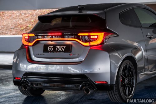 2025 Toyota GR Yaris facelift with 8AT in Malaysia – 300 PS, 0-100 km/h in 5.2s; RM10k more than 6MT