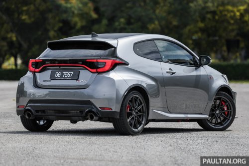 2025 Toyota GR Yaris facelift with 8AT in Malaysia – 300 PS, 0-100 km/h in 5.2s; RM10k more than 6MT