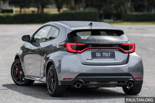 2025 Toyota GR Yaris facelift with 8AT in Malaysia – 300 PS, 0-100 km/h in 5.2s; RM10k more than 6MT