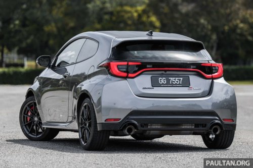 2025 Toyota GR Yaris facelift with 8AT in Malaysia – 300 PS, 0-100 km/h in 5.2s; RM10k more than 6MT