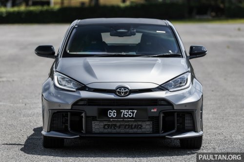 2025 Toyota GR Yaris facelift with 8AT in Malaysia – 300 PS, 0-100 km/h in 5.2s; RM10k more than 6MT