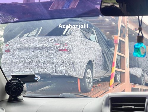 2025 Proton Saga MC3 shown on livestream – new face, exterior lighting; dual screens on revised dash
