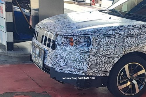 2025 Proton Saga MC3 shown on livestream – new face, exterior lighting; dual screens on revised dash