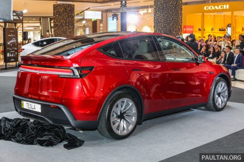 Tesla Model Y Standard seen ahead of debut – more affordable variant with wheel covers, no front light bar