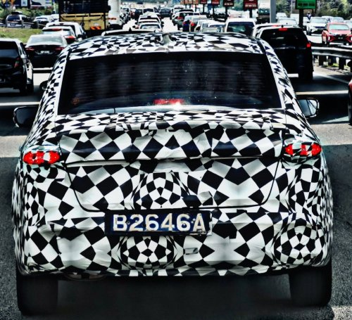 2025 Proton Saga MC3 shown on livestream – new face, exterior lighting; dual screens on revised dash