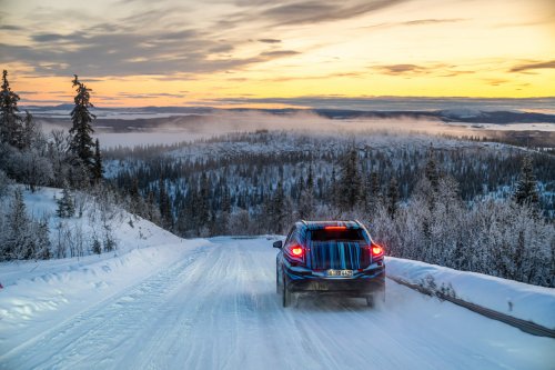 Mercedes-Benz GLC with EQ Technology teased with illuminated front grille – brand’s new design direction