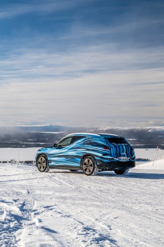 Mercedes-Benz GLC with EQ Technology teased with illuminated front grille – brand’s new design direction