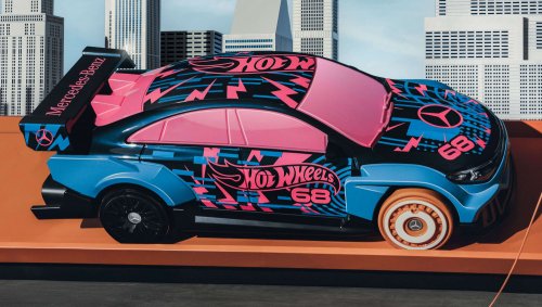 2025 Mercedes-Benz CLA EV turned into life-sized Hot Wheels car – 1:64 version of C178 on sale spring 2026