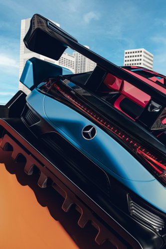 2025 Mercedes-Benz CLA EV turned into life-sized Hot Wheels car – 1:64 version of C178 on sale spring 2026
