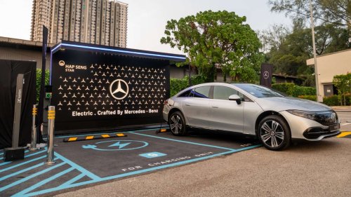 Mercedes-Benz Malaysia, DC Handal unveil Hap Seng Star-branded 22 kW AC chargers at Bamboo Hills