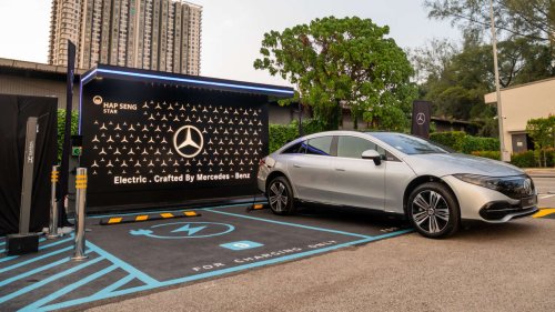 Mercedes-Benz Malaysia, DC Handal unveil Hap Seng Star-branded 22 kW AC chargers at Bamboo Hills