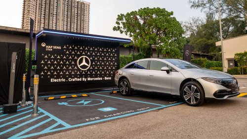 Mercedes-Benz Malaysia, DC Handal unveil Hap Seng Star-branded 22 kW AC chargers at Bamboo Hills