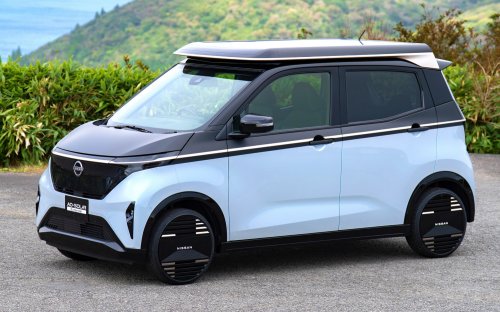 Nissan Sakura gets roof-mounted, extendable solar panel – concept provides 3,000 km of range annually