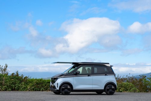 Nissan Sakura gets roof-mounted, extendable solar panel – concept provides 3,000 km of range annually