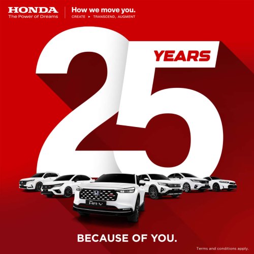 Honda Malaysia turns 25 this year – up to RM1 mil in rewards, prizes; six lucky draw cars, rebates, vouchers