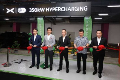 Charge+ and Xpeng launch 350 kW DC charger at KL Eco City Mall – ‘hypercharging hub’ is KL’s fastest