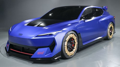 Subaru Performance-B and Performance-E STI concepts preview future petrol, electric WRX STIs
