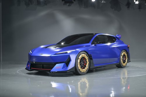 Subaru Performance-B and Performance-E STI concepts preview future petrol, electric WRX STIs