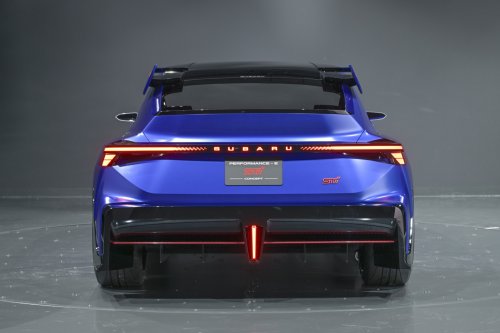 Subaru Performance-B and Performance-E STI concepts preview future petrol, electric WRX STIs