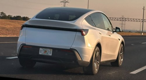 Tesla Model Y Standard seen ahead of debut – more affordable variant with wheel covers, no front light bar