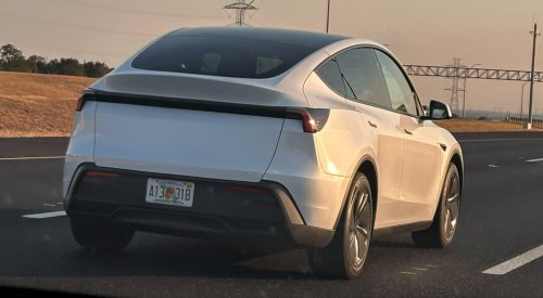 Tesla Model Y Standard seen ahead of debut – more affordable variant with wheel covers, no front light bar